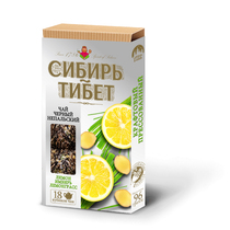 “Сибирь Тибет” чай черный непальский с имбирём, лимоном и лемонграссом, плиточный, 96г