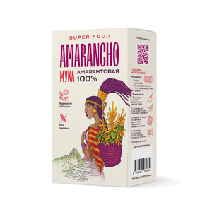 Мука амарантовая "Amarancho" 400 г. без глютена