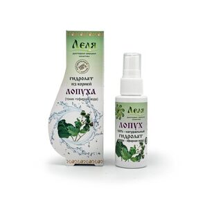 Цветочная вода (гидролат). Лопух.