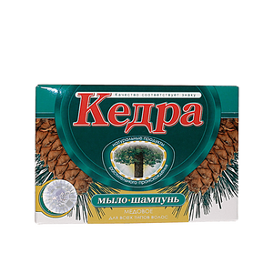 Мыло-шампунь на основе кедрового масла и отваров таёжных трав, 80 г.