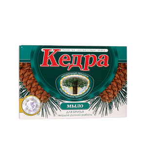 Мыло с живицей кедра сибирского и белой глиной, 80г.