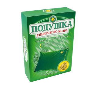 Подушка из пленки ядра кедрового ореха 50 х 60