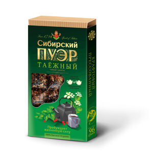 “Сибирский пуэр” таёжный, плиточный, 96г