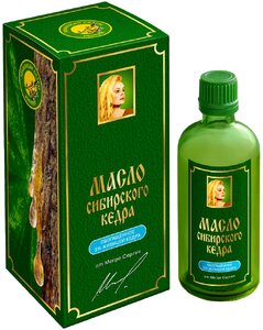 Масло кедровое +10% кедровой живицы, 100г